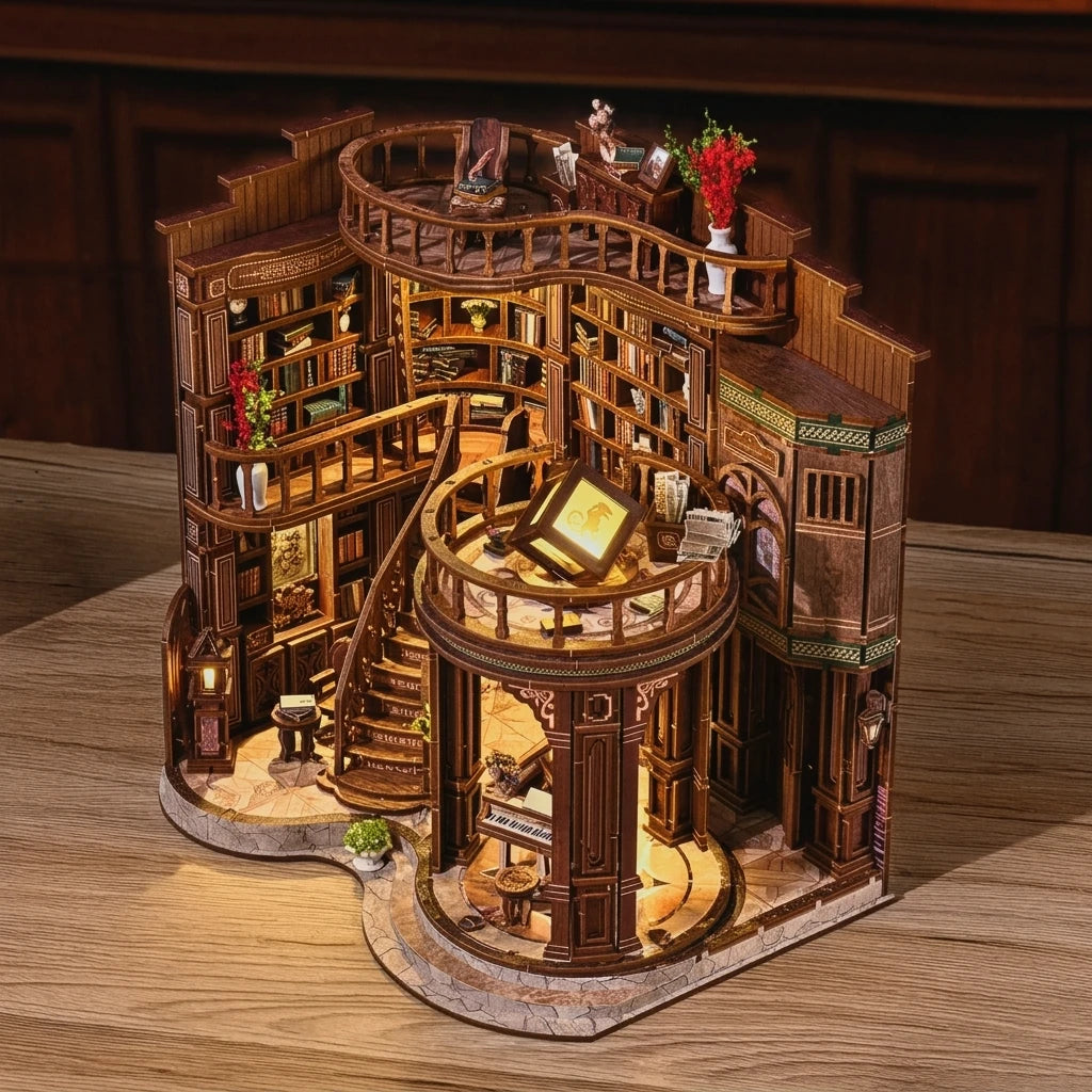 Biblioteca dos Sonhos | Casa Miniatura DIY