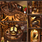 Biblioteca dos Sonhos Casa Miniatura Book Nook DIY