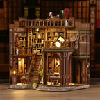 Biblioteca dos Sonhos Casa Miniatura Book Nook DIY