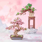 Bonsai de Cerejeira Sakura Quebra-cabeça 3D em Madeira DIY