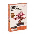 Bonsai de Cerejeira Sakura | Quebra-cabeça 3D
