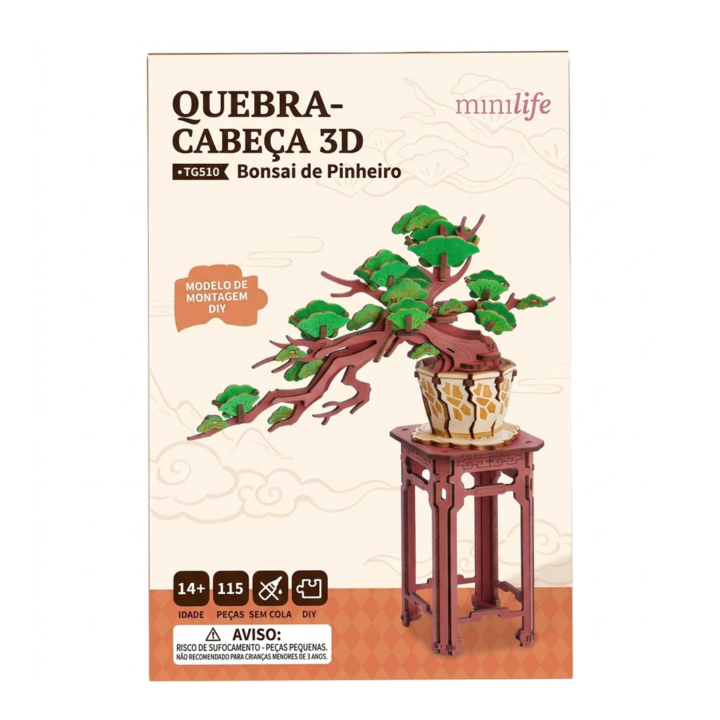 Bonsai de Pinheiro | Quebra-cabeça 3D
