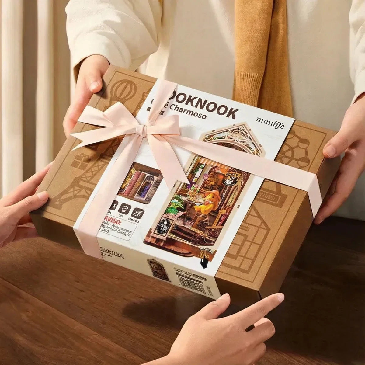 cafe charmoso book nook diy - carrossel imagem 5