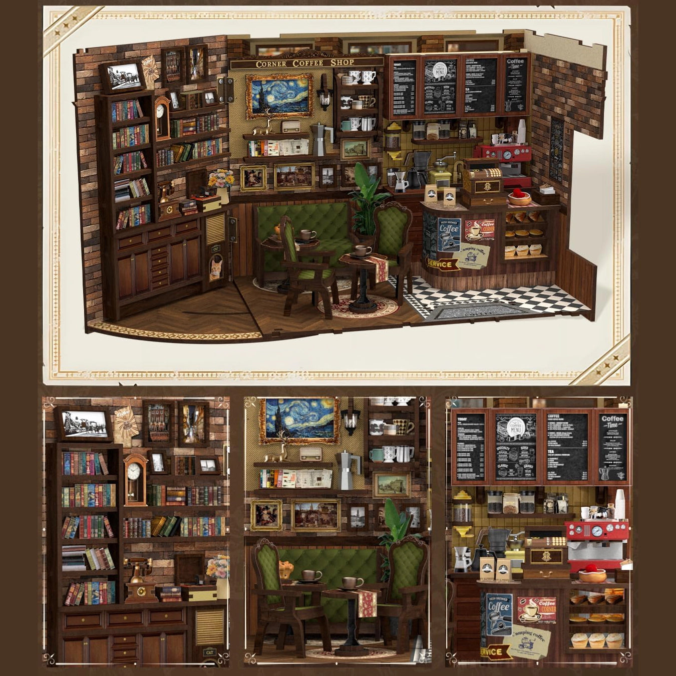 Cafeteria de Esquina | Casa Miniatura DIY