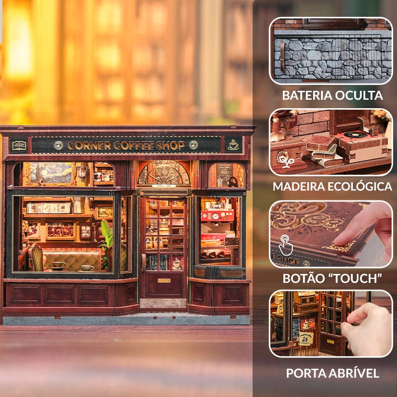 Cafeteria da Esquina Casa Miniatura DIY