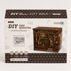 cafeteria da esquina casa miniatura diy - imagem caixa do produto