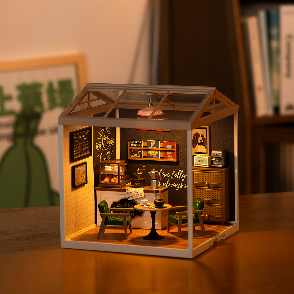 Cafeteria da Inspiração Casa Miniatura DIY