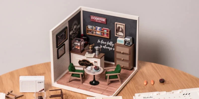cafeteria da inspiracao casa miniatura - montagem imagem 1