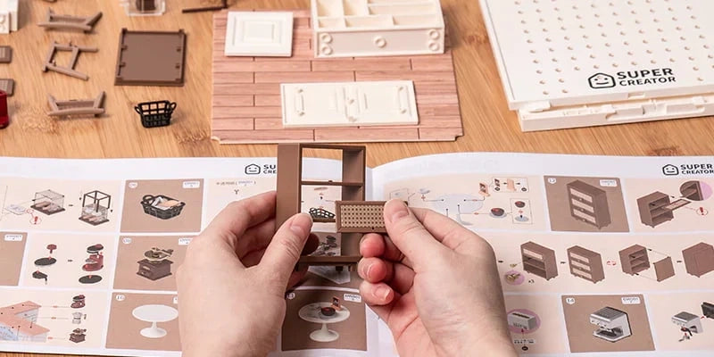 cafeteria da inspiracao casa miniatura - montagem imagem 2
