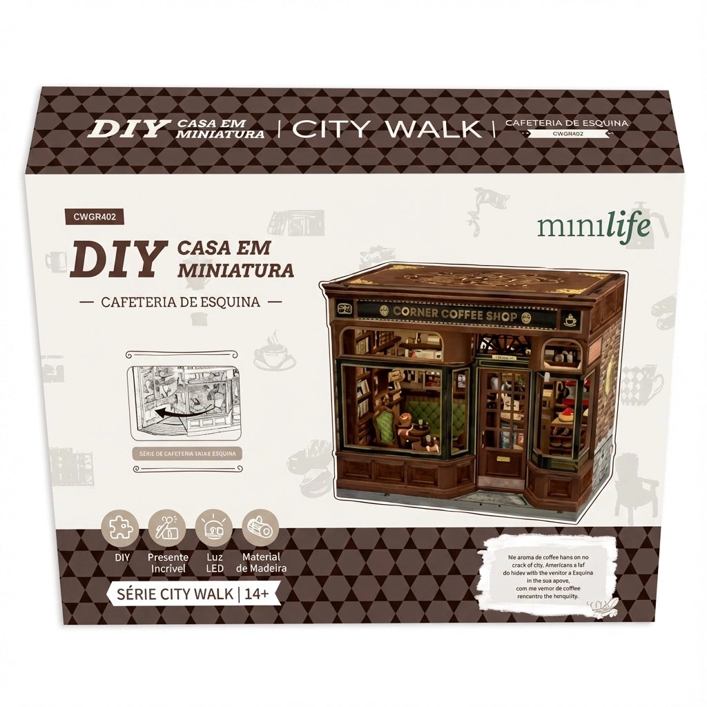Cafeteria de Esquina | Casa Miniatura DIY