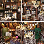 Cafeteria Mágica Casa Miniatura Book Nook DIY