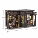 Cafeteria Mágica Casa Miniatura Book Nook DIY