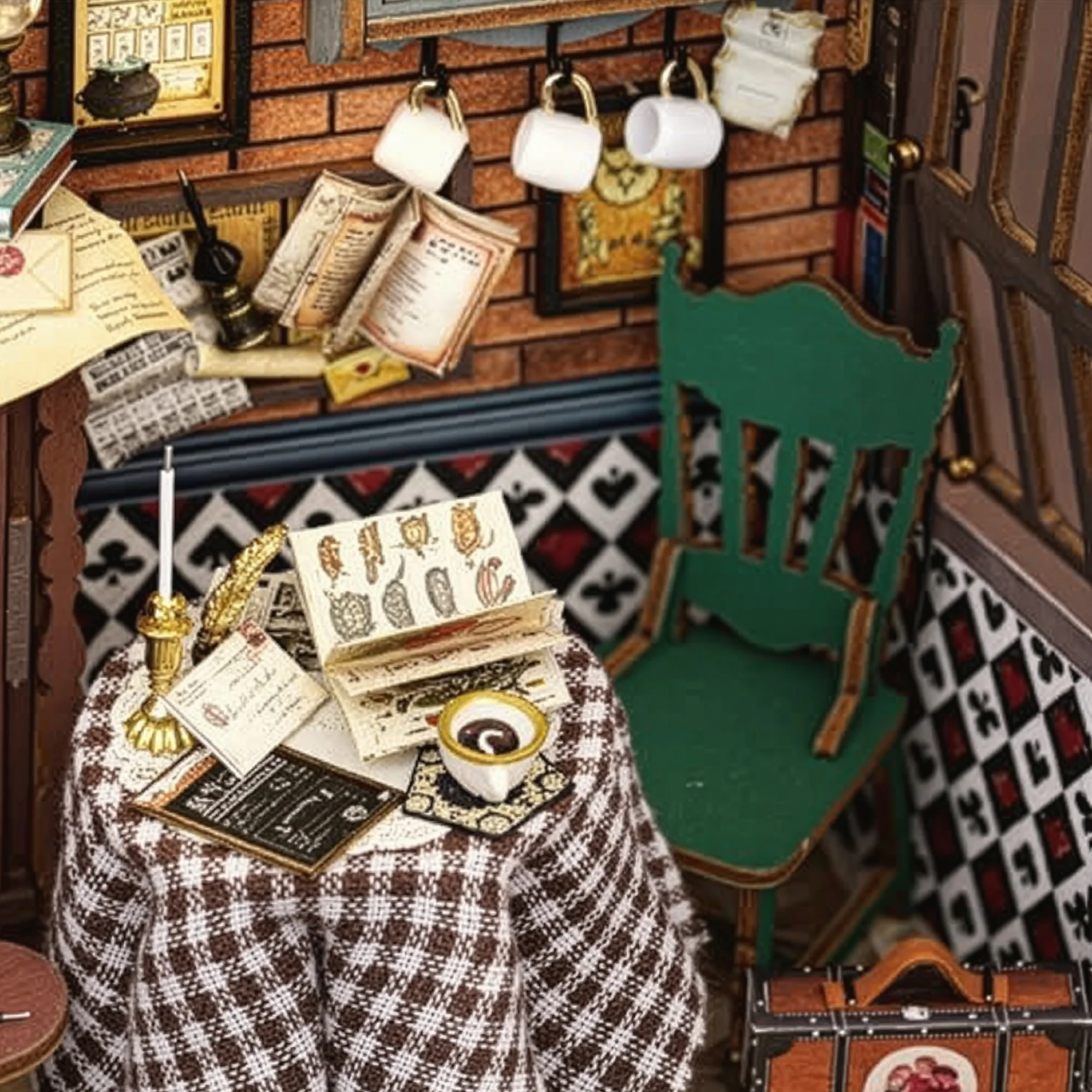 cafeteria magica casa miniatura diy - carrossel imagem 2