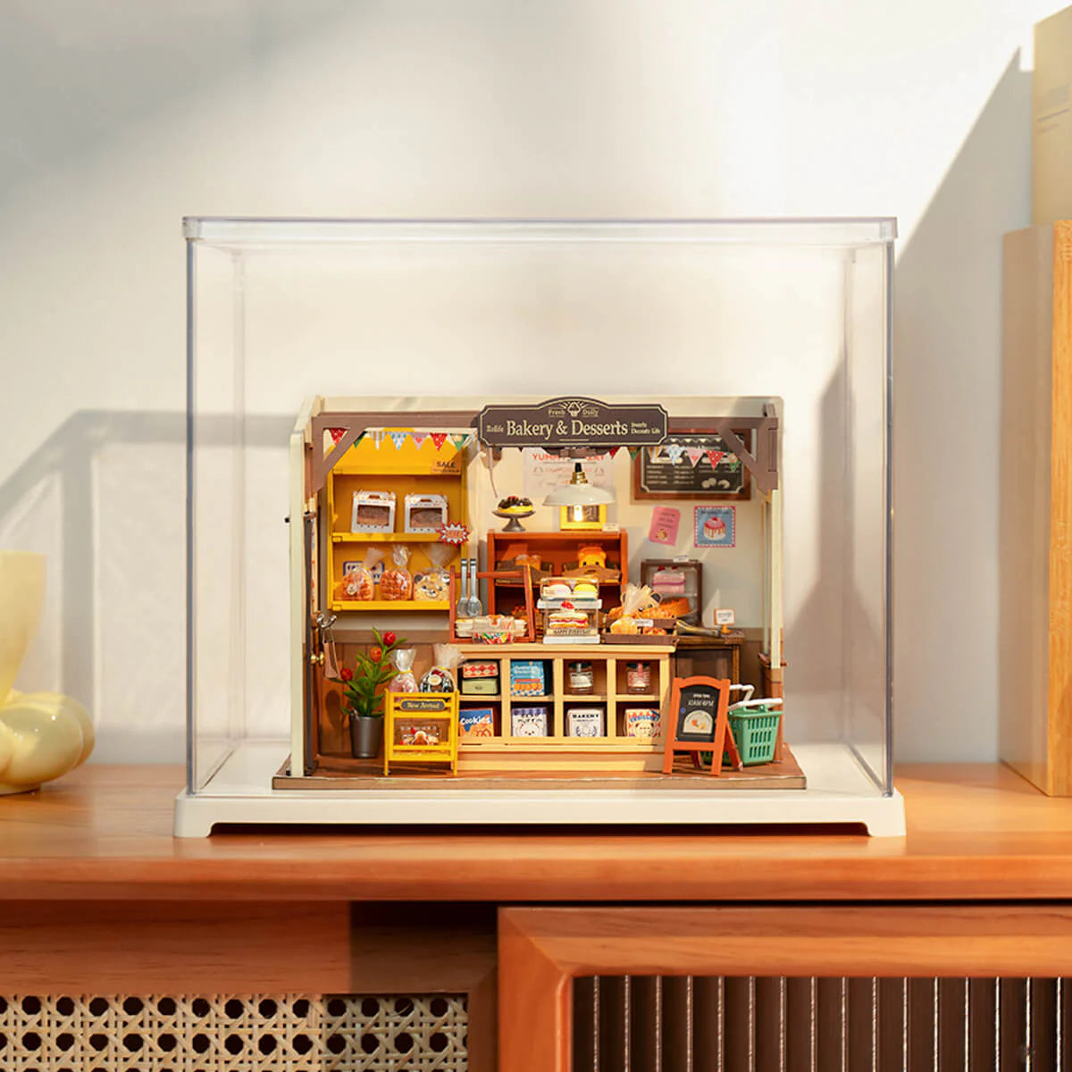 Caixa Expositora Empilhável - Casas Miniatura
