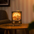 Caixa Musical Parque de Diversões Quebra-cabeça 3D