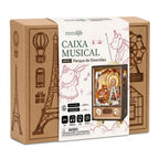 caixa musical parque de diversoes quebra cabeca 3d - imagem caixa do produto