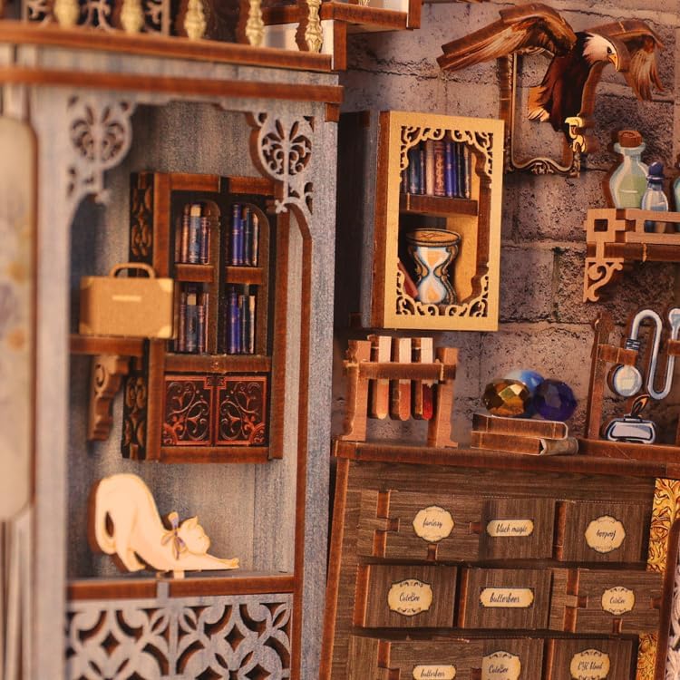 camara magica book nook diy - carrossel imagem 2