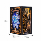 camara magica book nook diy - imagem dimensoes