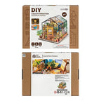 Casa de Flores Charmosa Casa Miniatura DIY