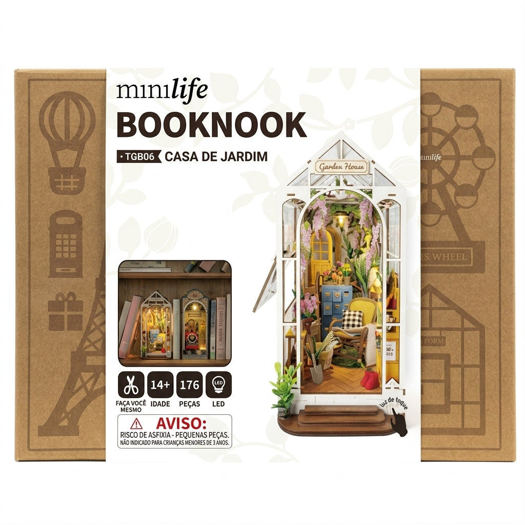 Casa de Jardim | Book Nook DIY