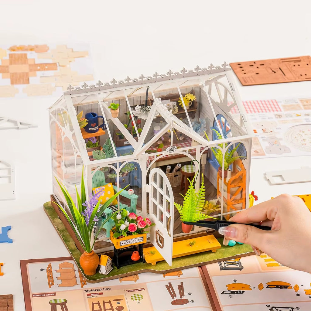 Casa de Jardim dos Sonhos Casa Miniatura DIY