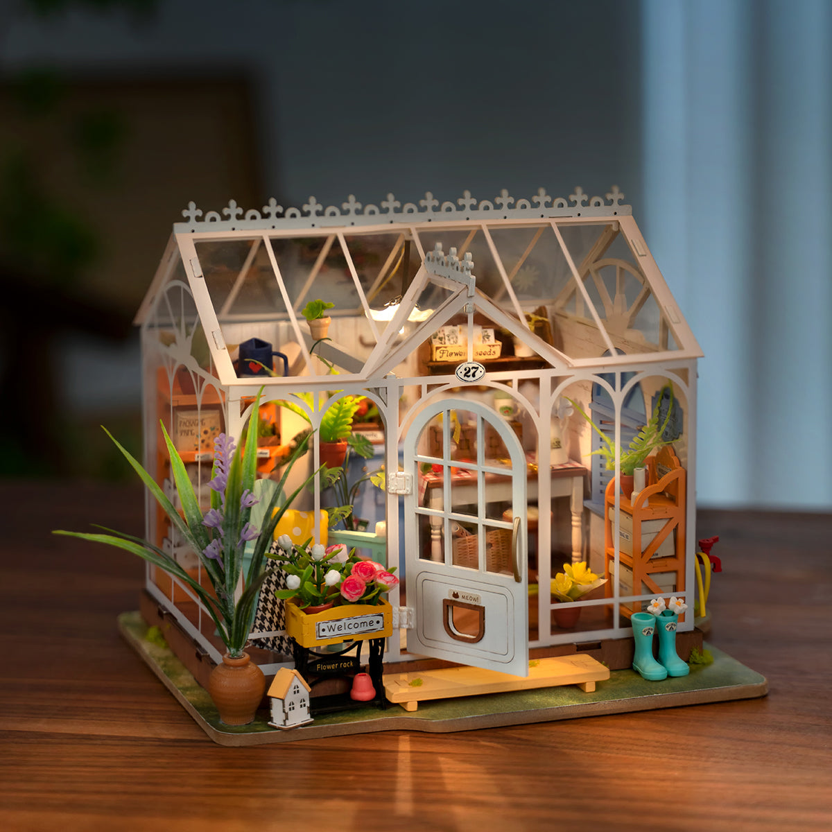 Casa de Jardim dos Sonhos Casa Miniatura DIY