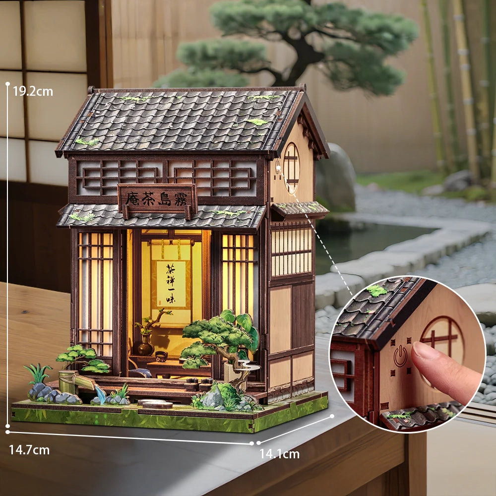 Casa Japonesa de Chá Casa Miniatura DIY