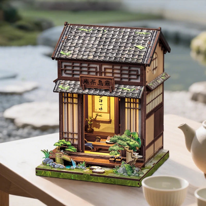 Casa Japonesa de Chá Casa Miniatura DIY