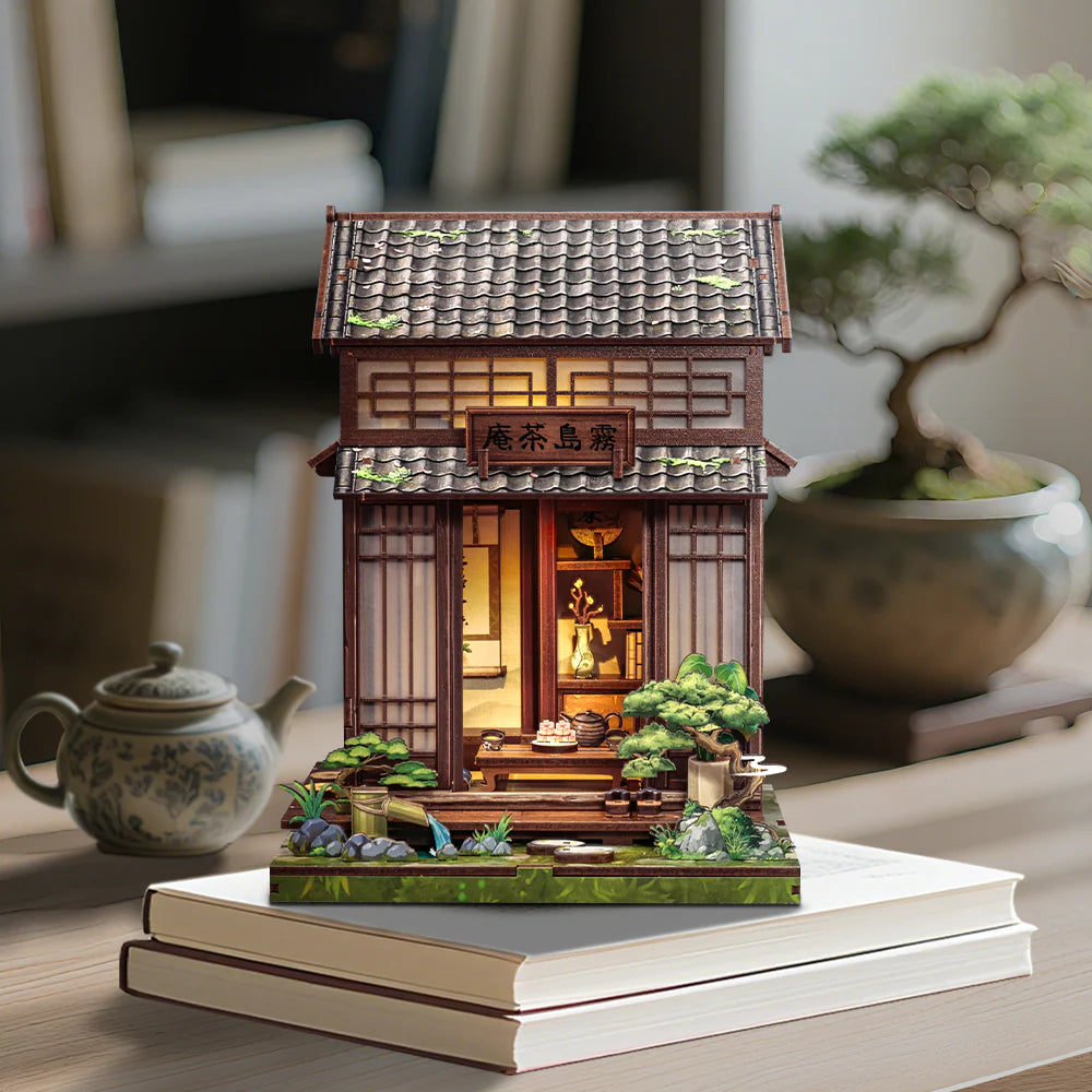 Casa Japonesa de Chá Casa Miniatura DIY