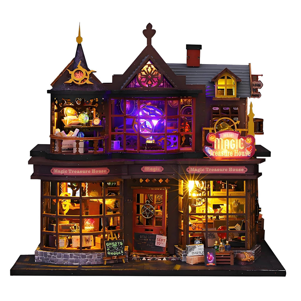 Casa Mágica do Tesouro Casa Miniatura DIY