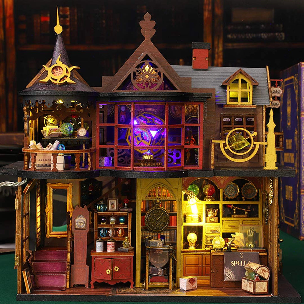 Casa Mágica do Tesouro Casa Miniatura DIY