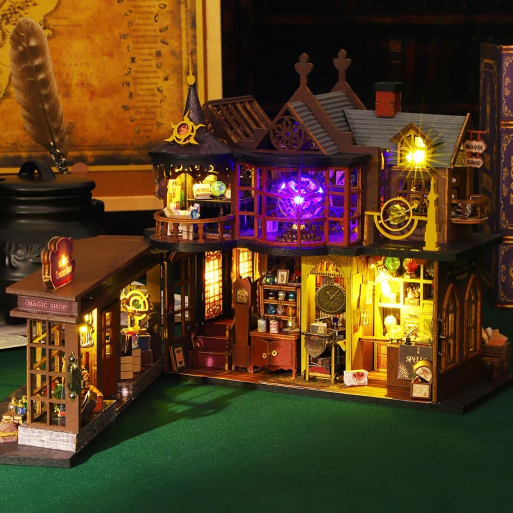 Casa Mágica do Tesouro Casa Miniatura DIY