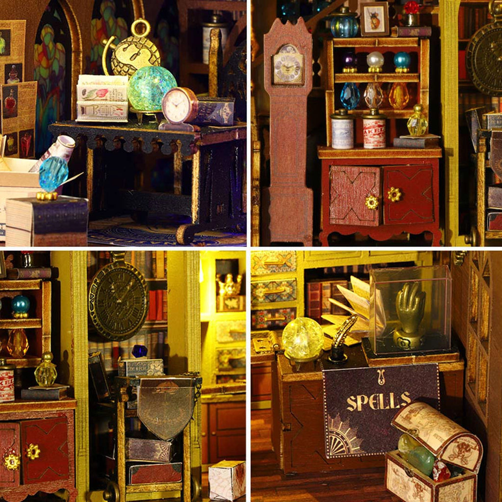 Casa Mágica do Tesouro Casa Miniatura DIY