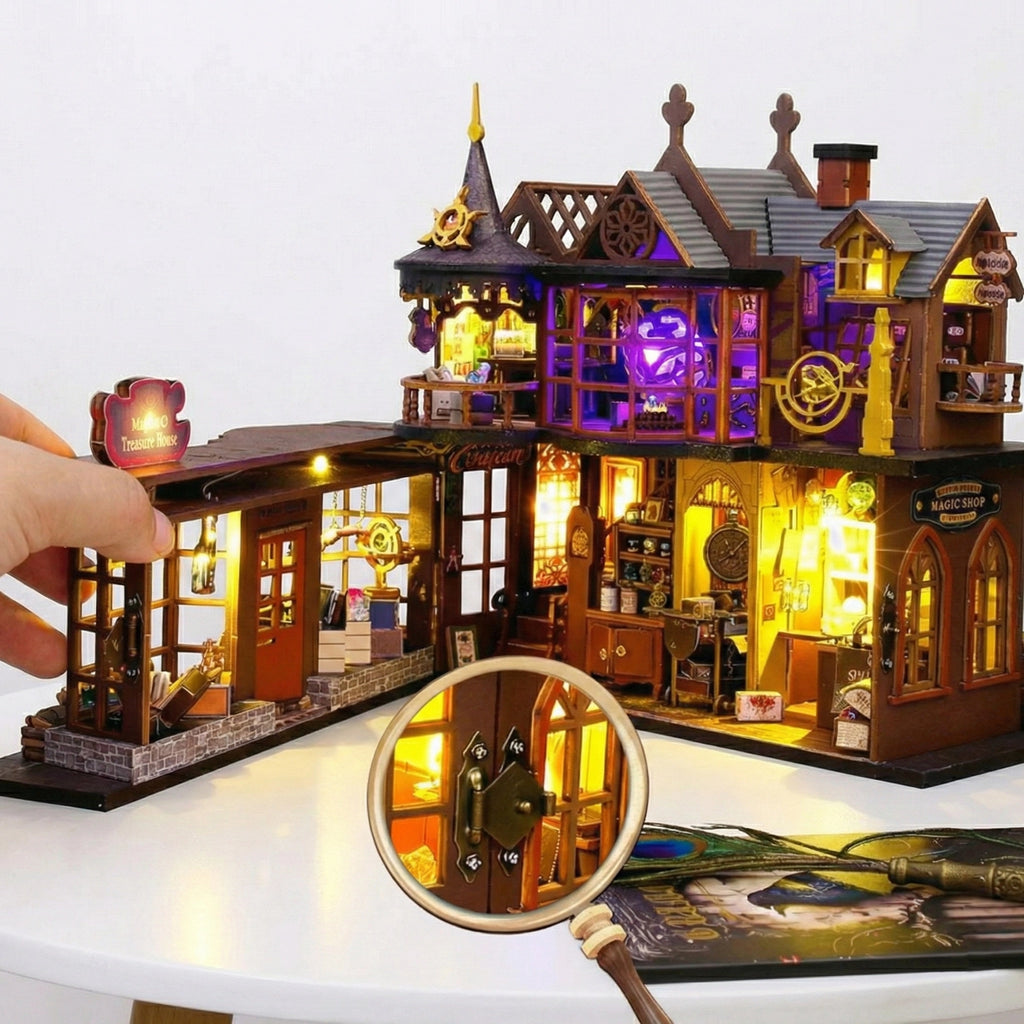 Casa Mágica do Tesouro | Casa Miniatura DIY