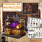 Casa Mágica do Tesouro Casa Miniatura DIY