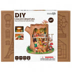 Casa na Árvore de Conto de Fadas Casa Miniatura DIY