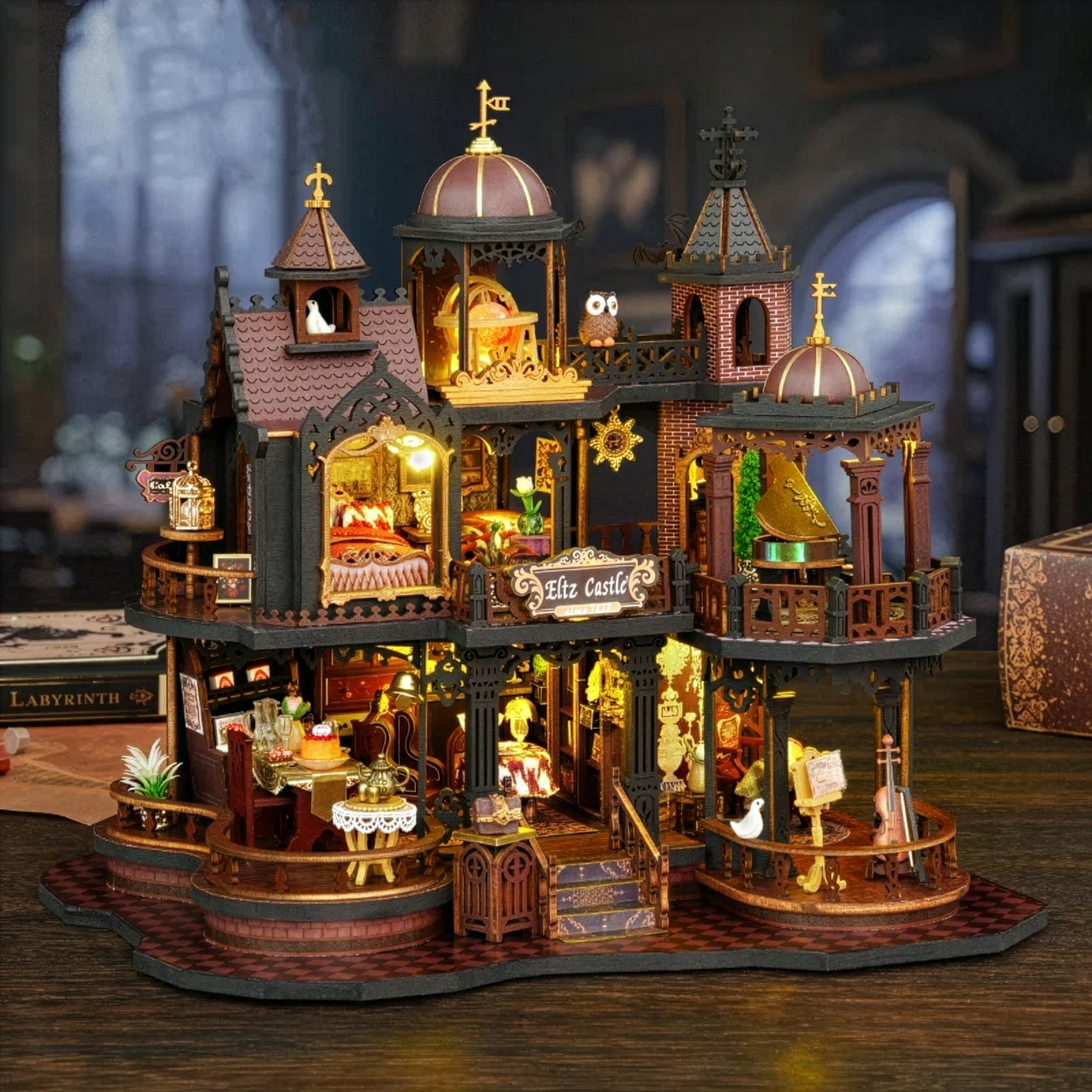 Castelo Medieval de Eltz | Casa Miniatura DIY