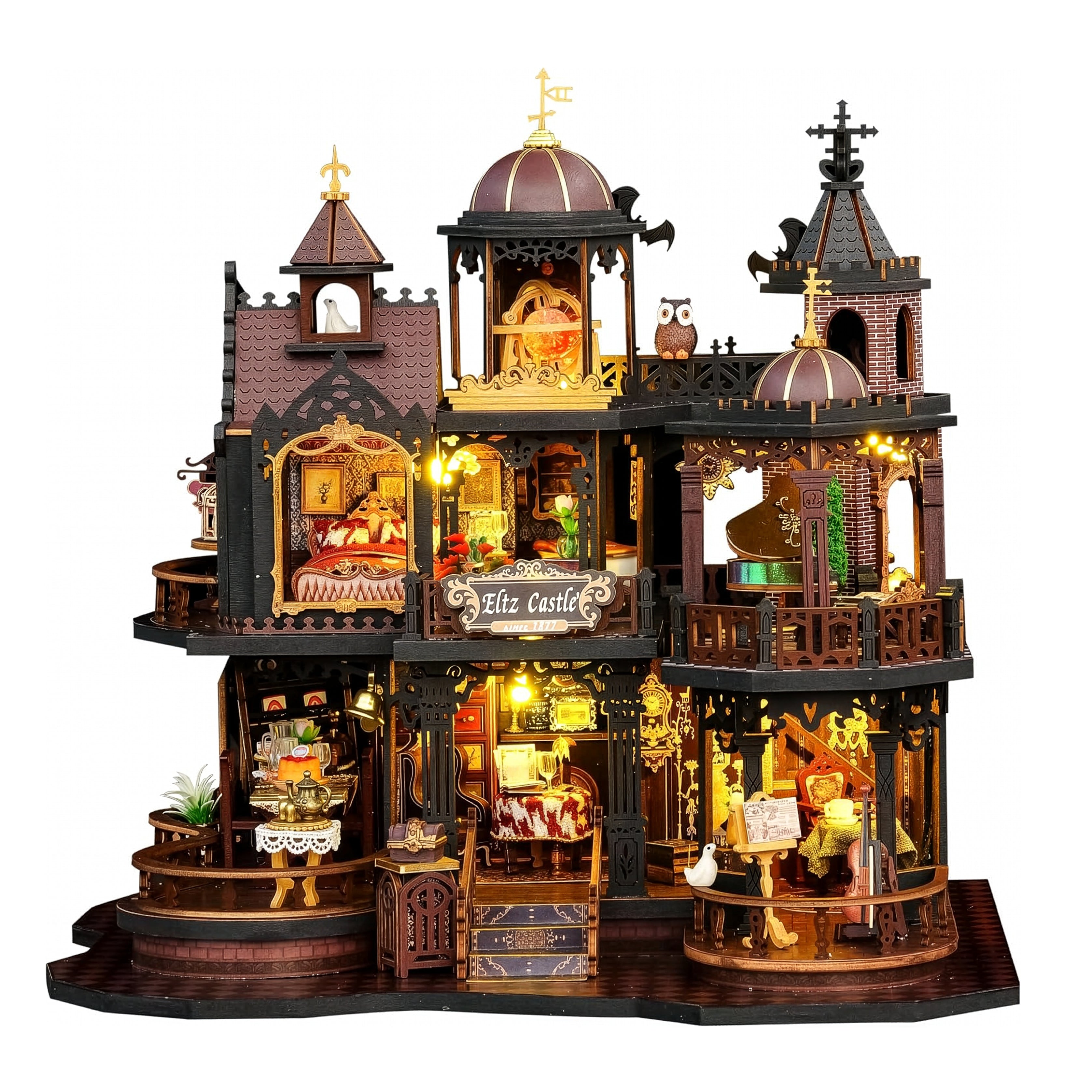 Castelo Medieval de Eltz | Casa Miniatura DIY