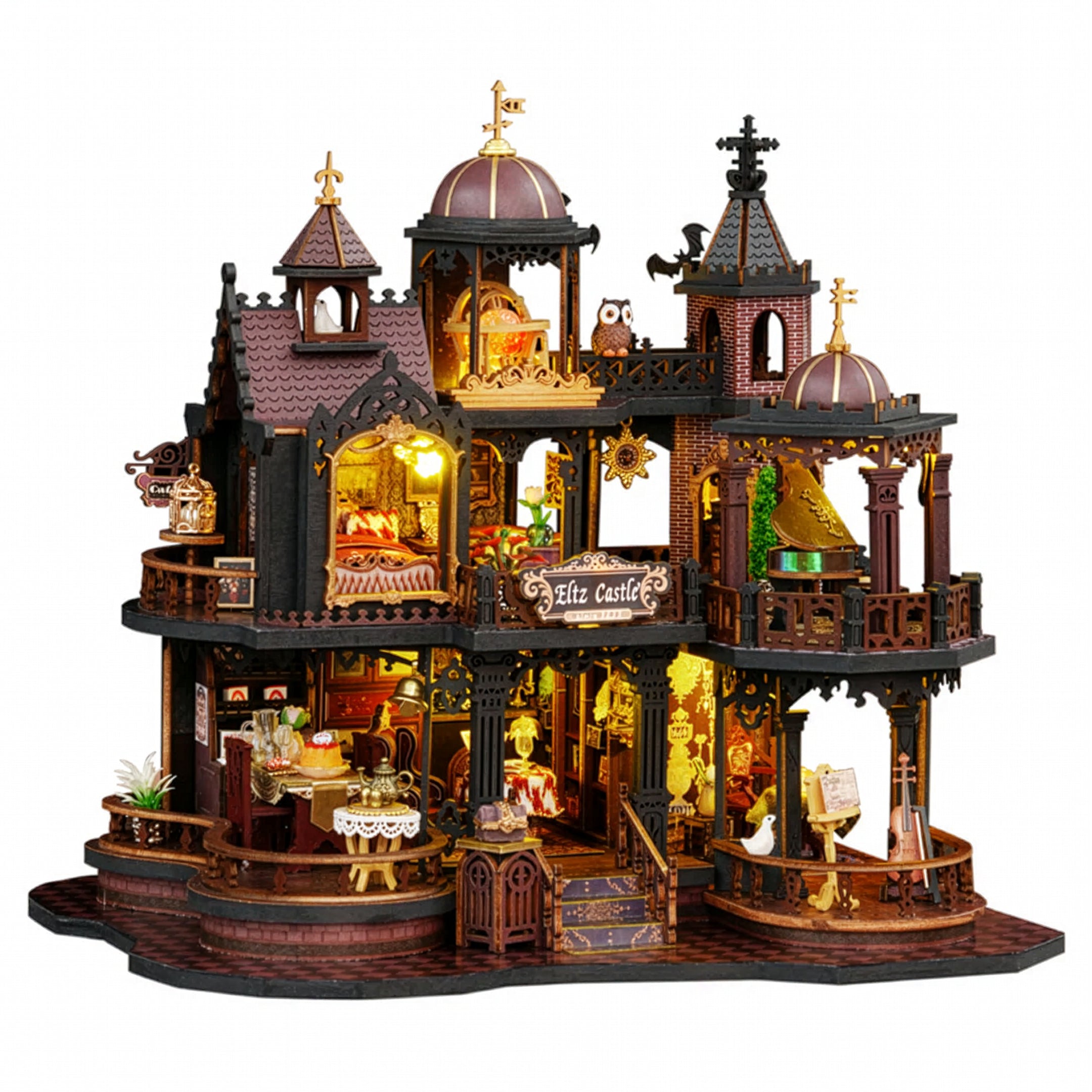 Castelo Medieval de Eltz | Casa Miniatura DIY