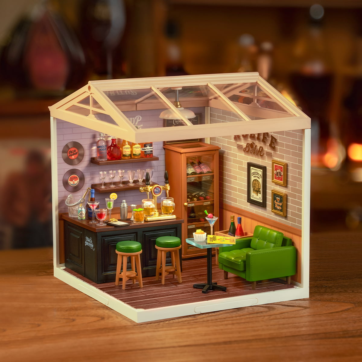 Cheers Bar & Pub Casa Miniatura DIY