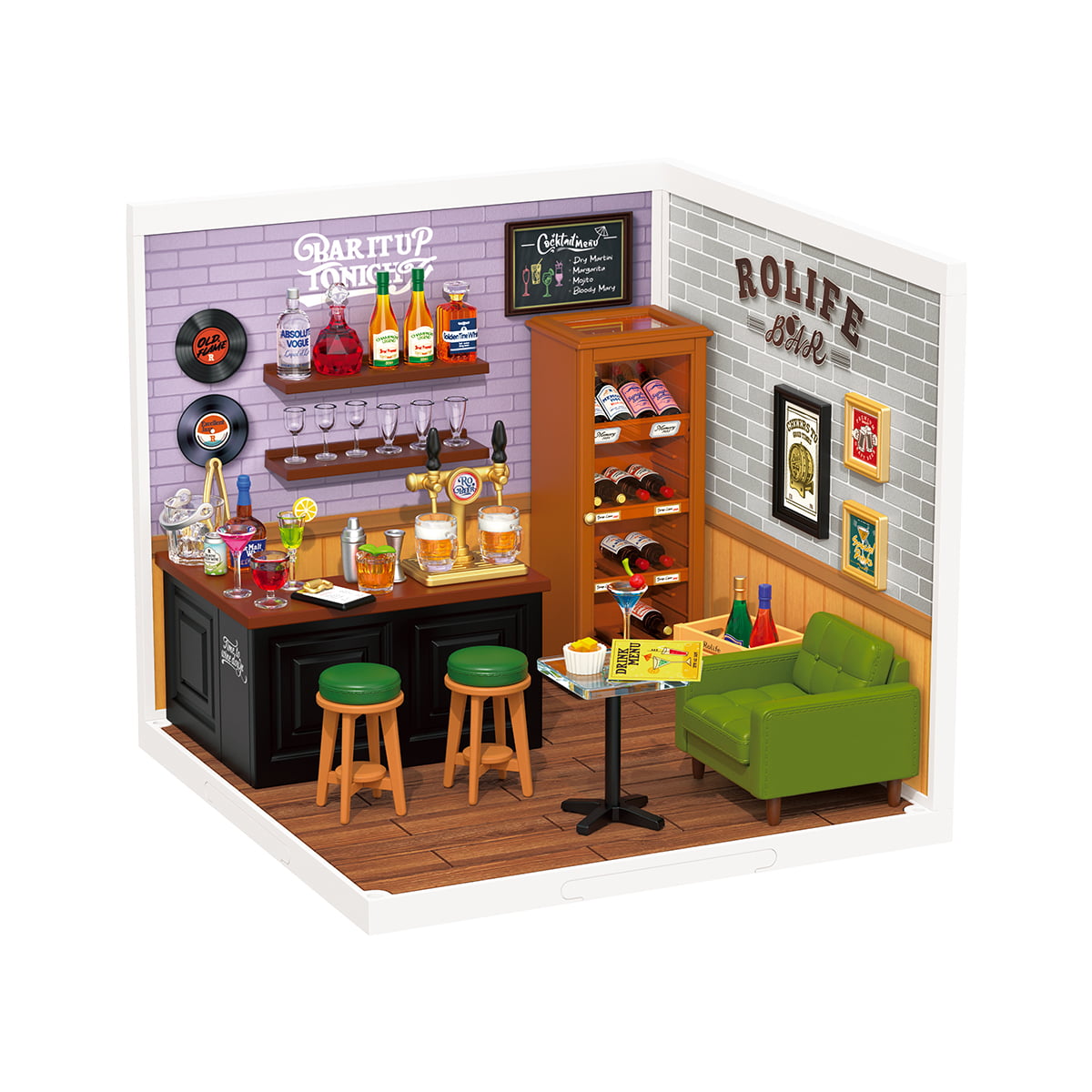 Cheers Bar & Pub Casa Miniatura DIY