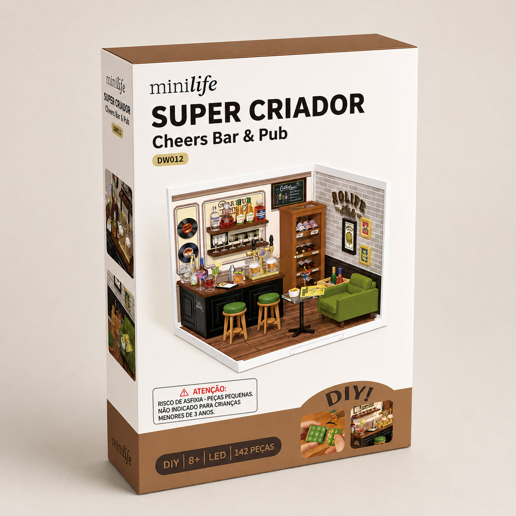 cheers bar e pub casa miniatura - imagem caixa do produto