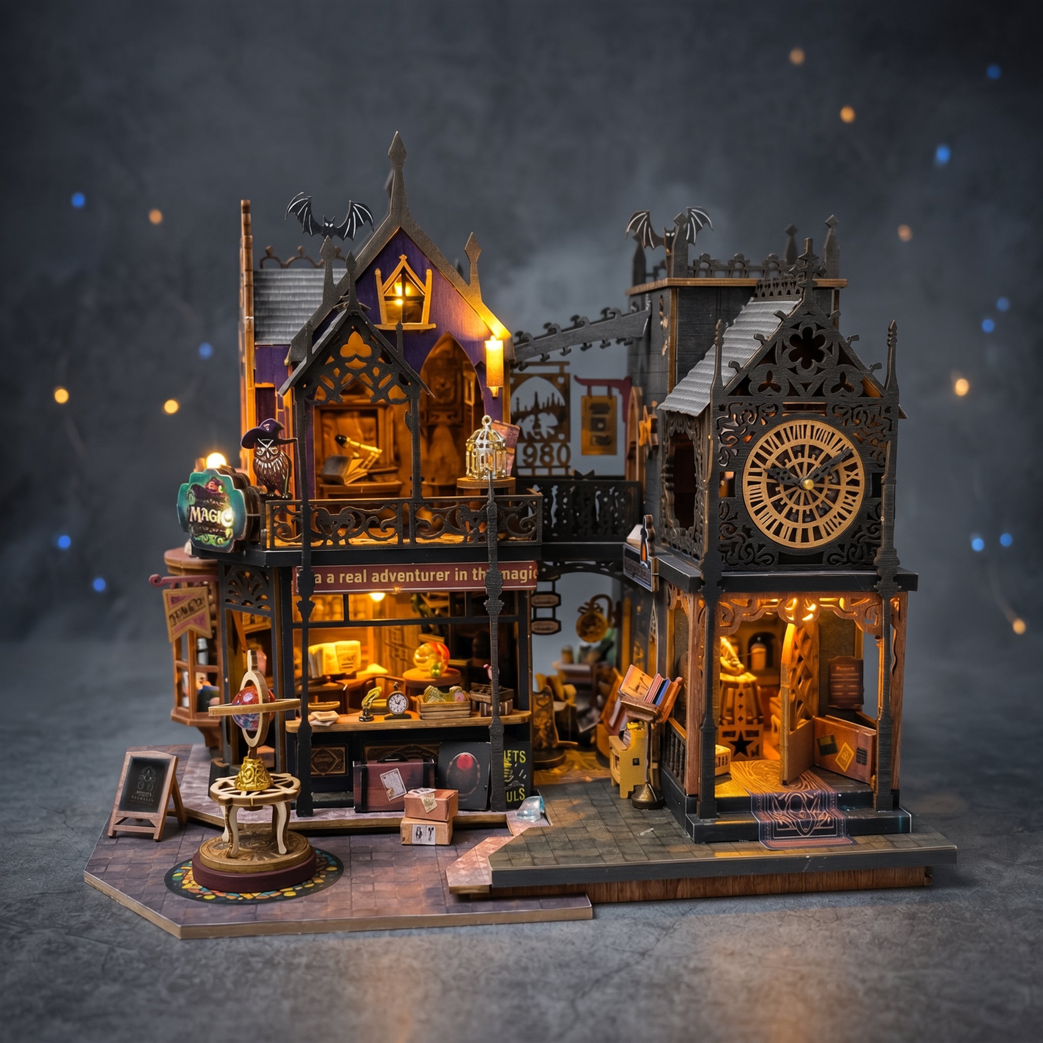 Cidade Mágica | Casa Miniatura DIY