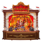 Circo Musical dos Animais Casa Miniatura DIY