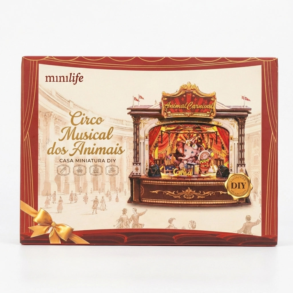Circo Musical dos Animais | Casa Miniatura DIY