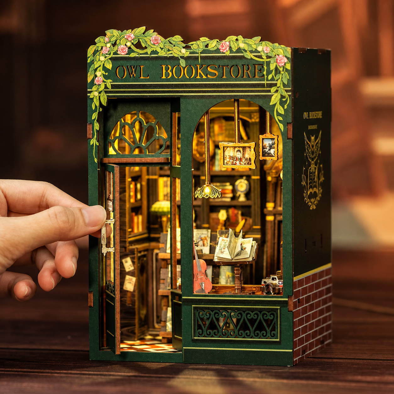 colecao livrarias encantadas book nook diy - carrossel imagem 1