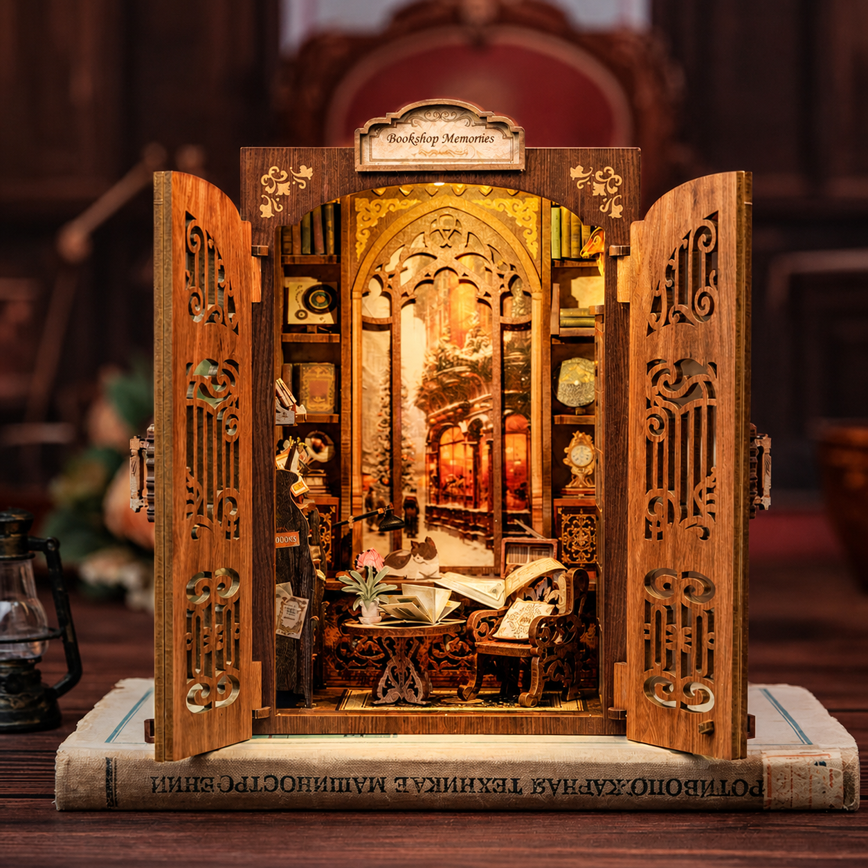 colecao livrarias encantadas book nook diy - carrossel imagem 2