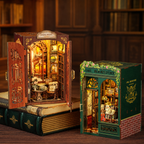 colecao livrarias encantadas book nook diy - carrossel imagem 4