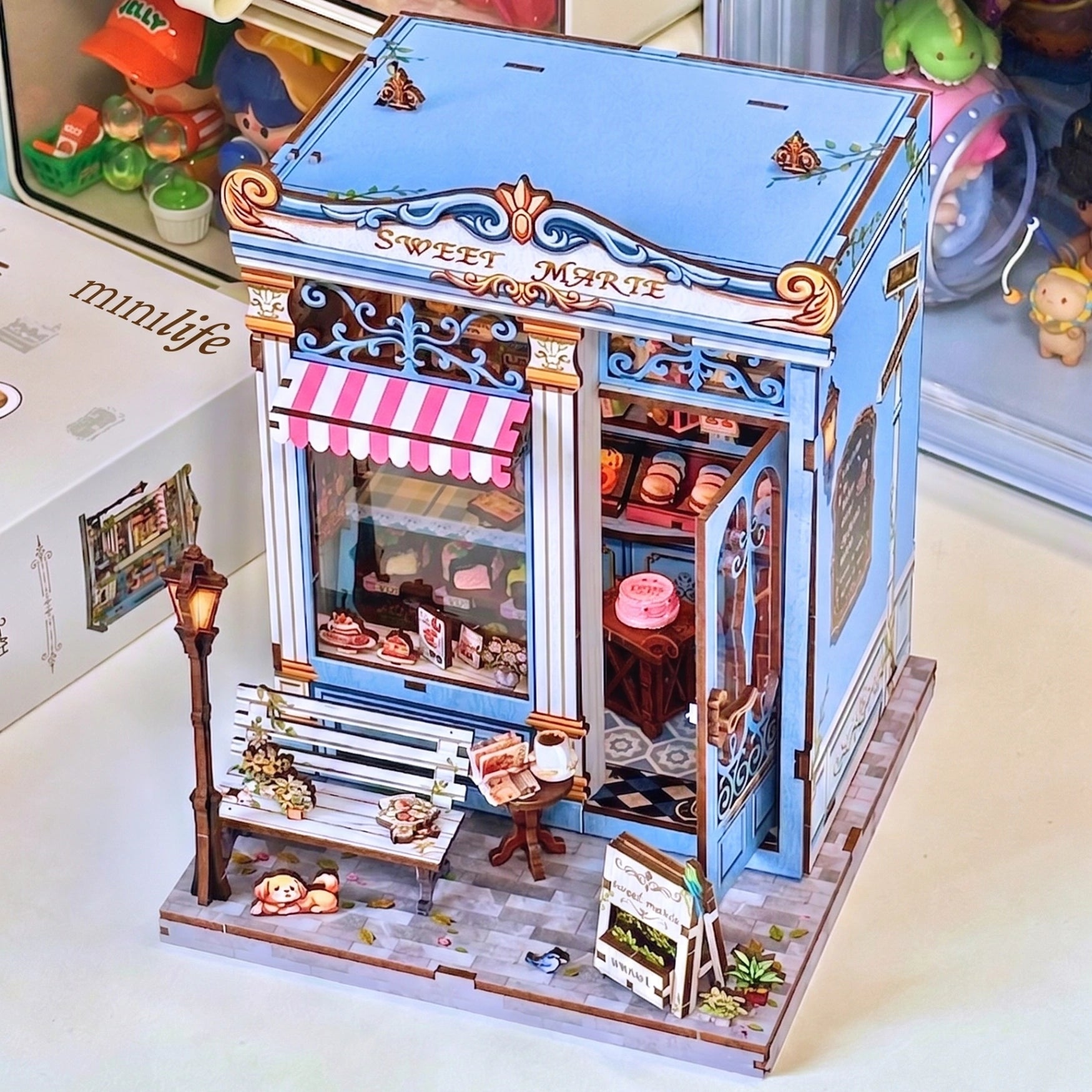 confeitaria sweet marie casa miniatura diy - image with text 1 imagem