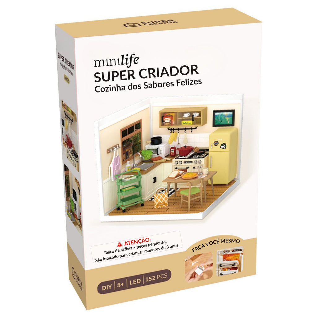 Cozinha dos Sabores Casa Miniatura DIY